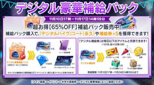画像ギャラリー No.003のサムネイル画像 / 「シティダンク2」のリリース半年を記念した大感謝祭イベントが11月10日から開催