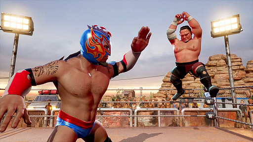 画像ギャラリー No.005のサムネイル画像 / 「WWE 2K バトルグラウンド」本日リリース。WWEのスーパースター達が繰り広げる,なんでもありの大乱闘を楽しもう