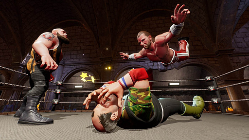 画像ギャラリー No.006のサムネイル画像 / 「WWE 2K バトルグラウンド」本日リリース。WWEのスーパースター達が繰り広げる,なんでもありの大乱闘を楽しもう