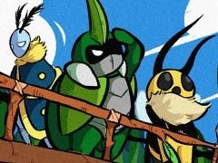ペーパークラフトのような世界でムシたちが冒険するRPG「Bug Fables 〜ムシたちとえいえんの若木〜」の家庭用ゲーム機版が5月28日に配信