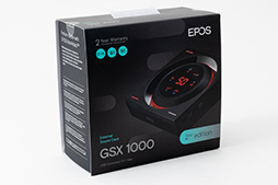 画像ギャラリー No.003のサムネイル画像 / ［レビュー］「GSX 1000 2nd Edition」は，先代ゆずりのミニマルさとEPOSならではの音の良さが楽しめるUSBサウンドデバイスだ