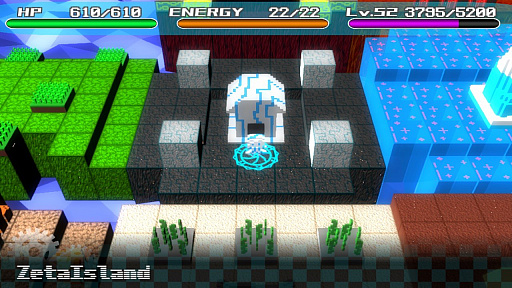 画像ギャラリー No.002のサムネイル画像 / Switch用ソフト「グリードロイド」が5月14日に配信決定。ブロックやアイテムを掴んで投げて進める“新感覚のローグライクゲーム”