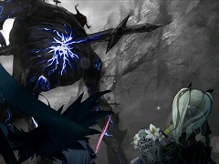 「巨神と誓女」を先行プレイ。プレイヤーが考察して作り上げる物語，モノクロームの世界とカラフルな少女のビジュアルが魅力のブラウザ用RPG