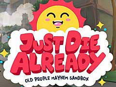 物理系のアクションゲーム，「Just Die Already」の制作が発表。未来世界で元気に生きる老人達を描いたトレイラーも公開