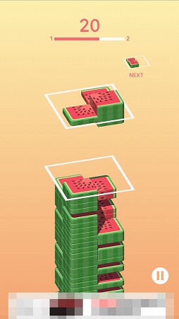 画像ギャラリー No.003のサムネイル画像 / 立体的な落ちものパズル。「Juicy Stack」を紹介する「(ほぼ)日刊スマホゲーム通信」第2304回