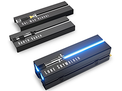 ルークやオビ＝ワン，ダースベイダーのライトセーバーが光る。スターウォーズファン向けSSDがSeagateから登場