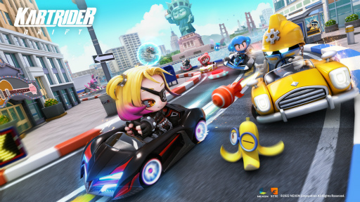 画像ギャラリー No.001のサムネイル画像 / ［G-STAR 2022］レース開幕間近の「カートライダー ドリフト」。2023年1月プレシーズン前の現況を，合同インタビューで聞く