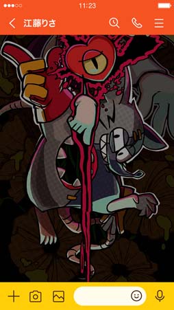 画像ギャラリー No.003のサムネイル画像 / 「MAD RAT DEAD」発売1周年記念特設サイトを公開。LINE着せかえが配信中