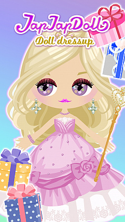 画像ギャラリー No.002のサムネイル画像 / スマホ向けアプリ「TapTapDoll」が配信。人形をタップして着せ替えアイテムを獲得するカジュアルドレスアップゲーム