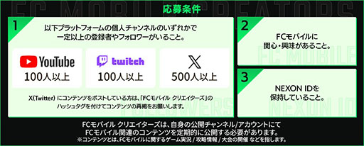 画像ギャラリー No.004のサムネイル画像 / 「FC MOBILE」，クリエイターサポートプログラムの事前説明生放送を本日16：00に実施