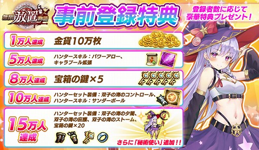 画像ギャラリー No.007のサムネイル画像 / スマホ向けRPG「無限放置物語」が7月上旬にリリース決定。公式サイトを開設し，事前登録の受付もスタート