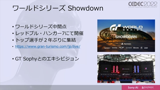 画像ギャラリー No.011のサムネイル画像 / ［CEDEC 2022］「グランツーリスモ」のトップ選手に勝利したAI“Gran Turismo Sophy”は，どのように学習し何を目指すのか