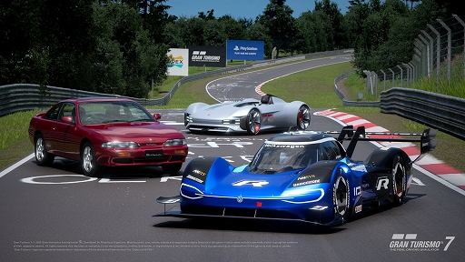 画像ギャラリー No.001のサムネイル画像 / 「グランツーリスモ7」,フォルクスワーゲン ID.R,日産 シルビア K's,ポルシェ Vision Gran Turismo Spyderが登場