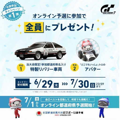 画像ギャラリー No.005のサムネイル画像 / 全国都道府県対抗eスポーツ選手権 2023「グランツーリスモ7」部門，オンライン予選が7月1日10：00に開始。コース攻略動画を公開中