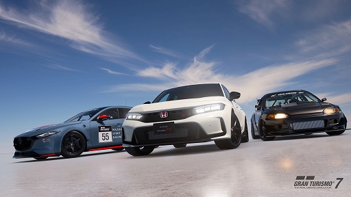 画像ギャラリー No.001のサムネイル画像 / 「グランツーリスモ7」,ガレージRCR シビック,ホンダ シビック Type R '22,MAZDA3 Gr.4が登場。アップデートを本日15:00に配信