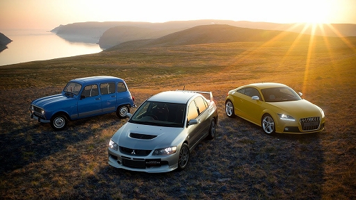 画像ギャラリー No.001のサムネイル画像 / 「グランツーリスモ7」，アウディ TTS Coupé，ランエボIX MR GSR，ルノー R4 GTLが登場。エクストラメニューにランボルギーニを追加