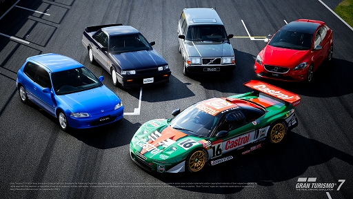 画像ギャラリー No.001のサムネイル画像 / 「グランツーリスモ7」,シビック SiR・II,NSX GT500,スカイライン GTS-R(R31),ボルボ 240 SE Estate/V40 T5 R-Designが登場
