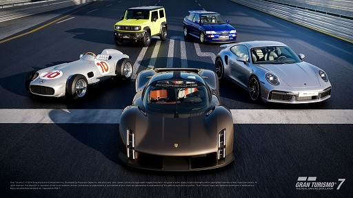 画像ギャラリー No.001のサムネイル画像 / 「GT7」,フォード エスコート RS Cosworth,メルセデス W 196 R,ポルシェ 911 Turbo S/ミッション X,スズキ ジムニー シエラ JCが登場