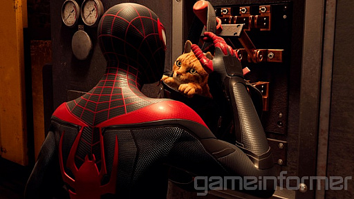 画像ギャラリー No.001のサムネイル画像 / 「Marvel's Spider-Man: Miles Morales」で，シリーズ初のコンパニオンキャラ“スパイダーキャット”の存在が明らかに