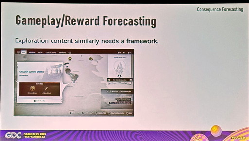 画像ギャラリー No.003のサムネイル画像 / ［GDC 2025］オープンワールドの探索意欲を高める9つの手法──元RockstarのCameron Williams氏が語る「徹底ガイド」