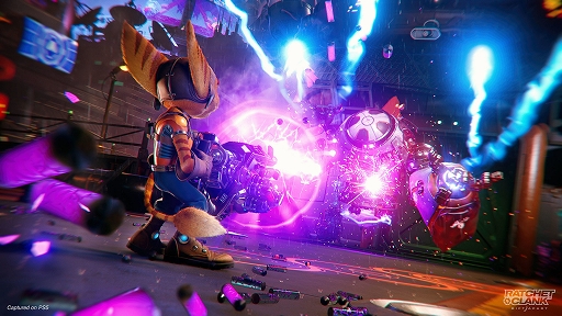 画像ギャラリー No.003のサムネイル画像 / まさに異次元のおもしろさ？　PS5専用アクション「ラチェット＆クランク パラレル・トラブル」の詳細と開発者インタビューをお届け