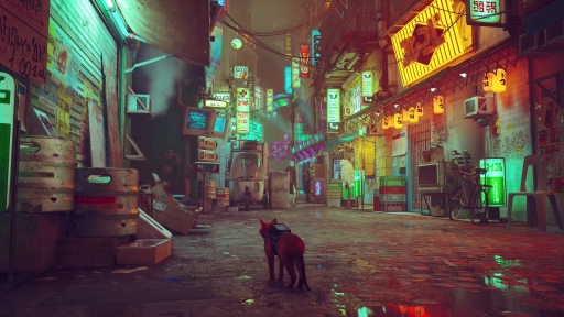 画像ギャラリー No.036のサムネイル画像 / 「Stray」は,猫が可愛いだけのゲームではない。“猫としてさまよい,人として思考する”感覚,寓話的な世界観と表現が素晴らしいアドベンチャーだ