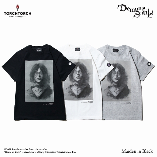 画像ギャラリー No.002のサムネイル画像 / 「Demon's Souls」と“TORCH TORCH”が初コラボ。人気キャラクターをモチーフにしたTシャツ5種が登場