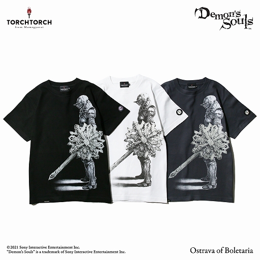 画像ギャラリー No.006のサムネイル画像 / 「Demon's Souls」と“TORCH TORCH”が初コラボ。人気キャラクターをモチーフにしたTシャツ5種が登場