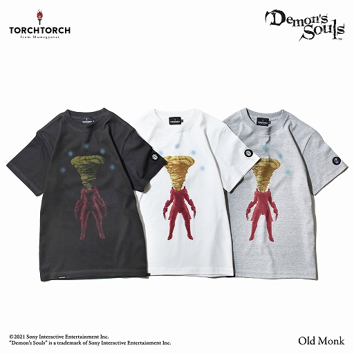 画像ギャラリー No.014のサムネイル画像 / 「Demon's Souls」と“TORCH TORCH”が初コラボ。人気キャラクターをモチーフにしたTシャツ5種が登場