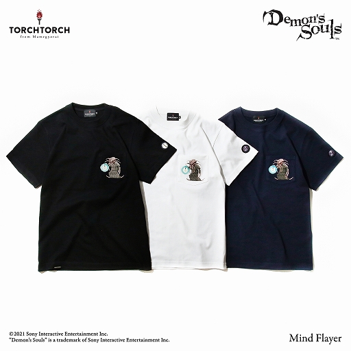 画像ギャラリー No.018のサムネイル画像 / 「Demon's Souls」と“TORCH TORCH”が初コラボ。人気キャラクターをモチーフにしたTシャツ5種が登場