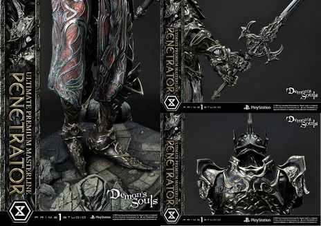 画像ギャラリー No.005のサムネイル画像 / 全高は82cm。「Demon’s Souls」の“つらぬきの騎士”がポリストーン製スタチューになって登場