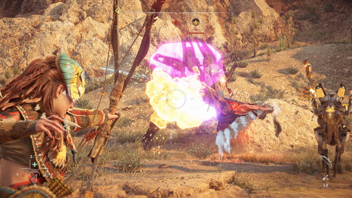 画像ギャラリー No.016のサムネイル画像 / 「Horizon Forbidden West」，“禁断の地”の序盤を生き抜く基礎知識を伝授。前作を超える奥の深いアクションを楽しもう