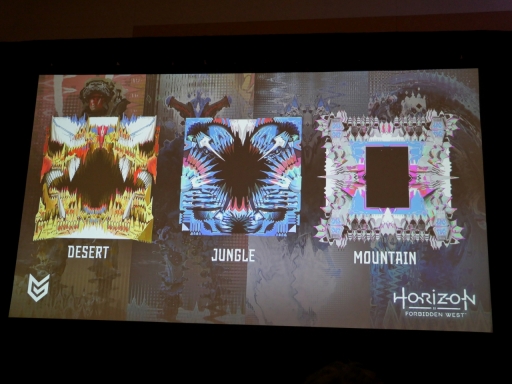 画像ギャラリー No.018のサムネイル画像 / ［GDC 2022］「Horizon Forbidden West」の部族の設定に影響を与えた，とある日本の文化とは――西の地の人々の生き方を表現するデザイン