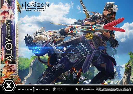 画像ギャラリー No.002のサムネイル画像 / 「Horizon Forbidden West」のアーロイを1/3スケールで立体化。プライム1スタジオ,「アーロイ カージャ・シャドウ DX ボーナス版」を発表