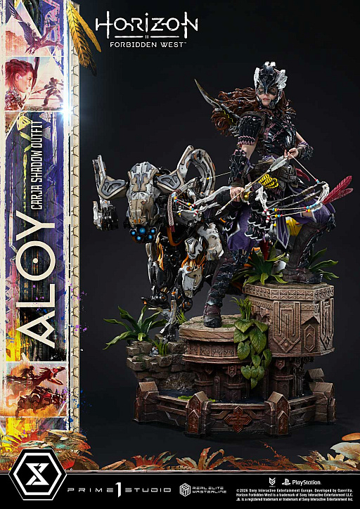 画像ギャラリー No.003のサムネイル画像 / 「Horizon Forbidden West」のアーロイを1/3スケールで立体化。プライム1スタジオ,「アーロイ カージャ・シャドウ DX ボーナス版」を発表