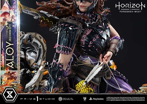 画像ギャラリー No.005のサムネイル画像 / 「Horizon Forbidden West」のアーロイを1/3スケールで立体化。プライム1スタジオ,「アーロイ カージャ・シャドウ DX ボーナス版」を発表