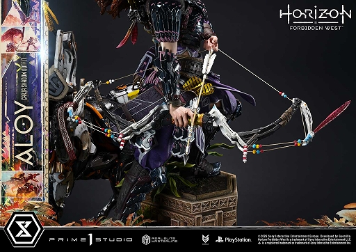 画像ギャラリー No.007のサムネイル画像 / 「Horizon Forbidden West」のアーロイを1/3スケールで立体化。プライム1スタジオ,「アーロイ カージャ・シャドウ DX ボーナス版」を発表