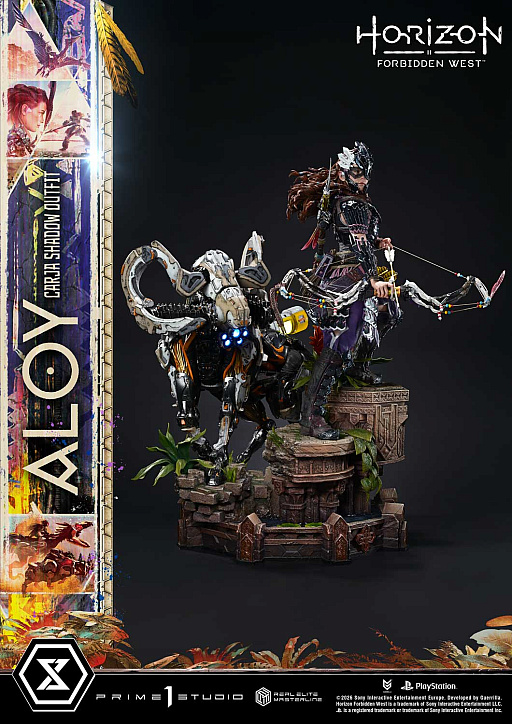 画像ギャラリー No.008のサムネイル画像 / 「Horizon Forbidden West」のアーロイを1/3スケールで立体化。プライム1スタジオ,「アーロイ カージャ・シャドウ DX ボーナス版」を発表