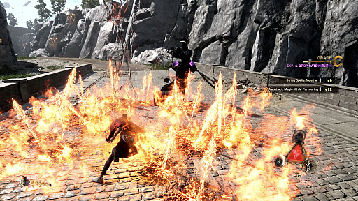 画像ギャラリー No.018のサムネイル画像 / TGS 2022に出展される「FORSPOKEN」のプレイアブルデモを先行体験。プレイの大きな軸になる「魔法パルクール」と「魔法バトル」とは