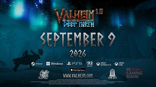 画像ギャラリー No.001のサムネイル画像 / ついに「Valheim」が2026年9月9日に正式リリースへ。Ver1.0“極北（Deep North）”アップデートで新たな世界が広がる