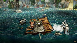 画像ギャラリー No.002のサムネイル画像 / サバイバルアクション「Trash Sailors」の最新トレイラーが公開。大洪水に見舞われた世界を,イカダで旅するサバイバルアクション