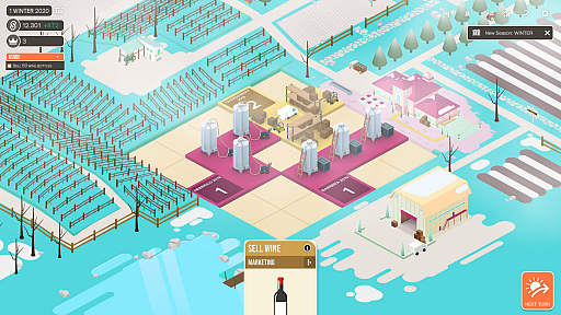 画像ギャラリー No.006のサムネイル画像 / 目指すはワイン王！ ブドウ農園経営シム「Hundred Days - Winemaking Simulator」の最新情報が公開