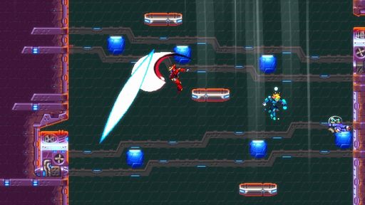 画像ギャラリー No.004のサムネイル画像 / 「ロックマンX」にインスパイアされた2Dアクション「30XX」,正式版をSteamで配信開始。数千年後の世界で遺されたもののために戦う