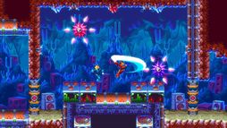 画像ギャラリー No.006のサムネイル画像 / 「ロックマンX」にインスパイアされた2Dアクション「30XX」,正式版をSteamで配信開始。数千年後の世界で遺されたもののために戦う