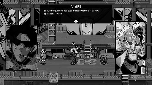 画像ギャラリー No.007のサムネイル画像 / 「Wolfstride」が12月7日にリリースへ。モノクロのドット絵やセル画アニメ風の戦闘シーンが気になるアクションRPG