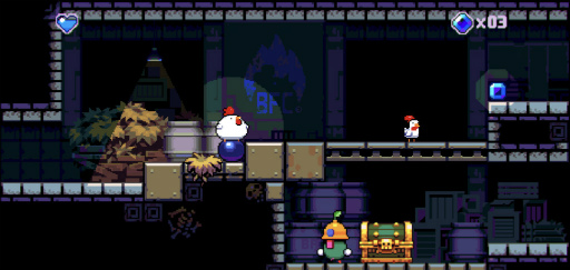 画像ギャラリー No.004のサムネイル画像 / ニワトリが先か，爆弾が先か。スマホ向けアクション「Bomb Chicken」を紹介する「（ほぼ）日刊スマホゲーム通信」第2327回