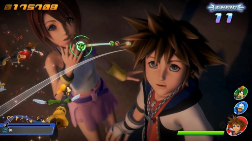 画像ギャラリー No.002のサムネイル画像 / 「KINGDOM HEARTS Melody of Memory」の基本操作や各モードの情報が公開。シオン，ロクサス，アクセルのパーティーが登場