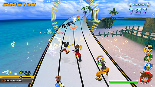 画像ギャラリー No.001のサムネイル画像 / 「KINGDOM HEARTS Melody of Memory」，FIELD BATTLEに4人目のパーティメンバーとして王様（King Mickey）が登場