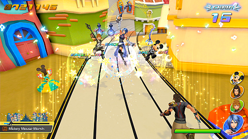 画像ギャラリー No.003のサムネイル画像 / 「KINGDOM HEARTS Melody of Memory」，FIELD BATTLEに4人目のパーティメンバーとして王様（King Mickey）が登場