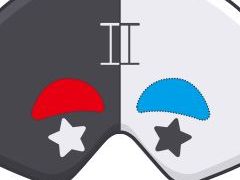 「この素晴らしい世界に祝福を！ 〜この欲望の衣装に寵愛を！〜」，初回特典シューティング用の赤青メガネ型紙と，オリジナルの“塗り絵”が公開